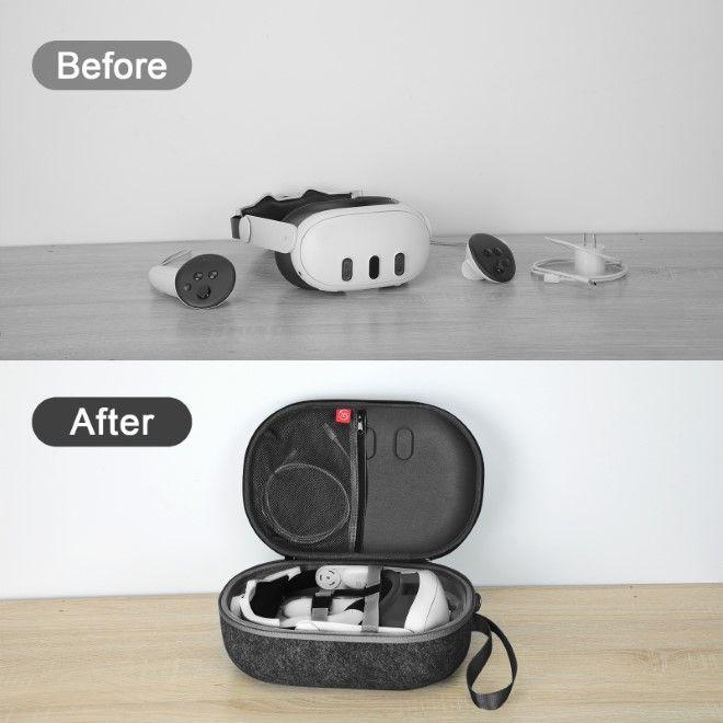 Actual product image MU Classic Meta Quest 3 storage bag
