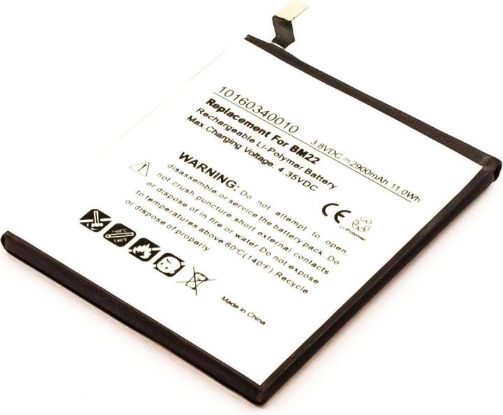 Actual product image AGI 68963 - Battery - Xiaomi - Black - Lithium Polymer (LiPo) - 2900 mAh - 3.8 V