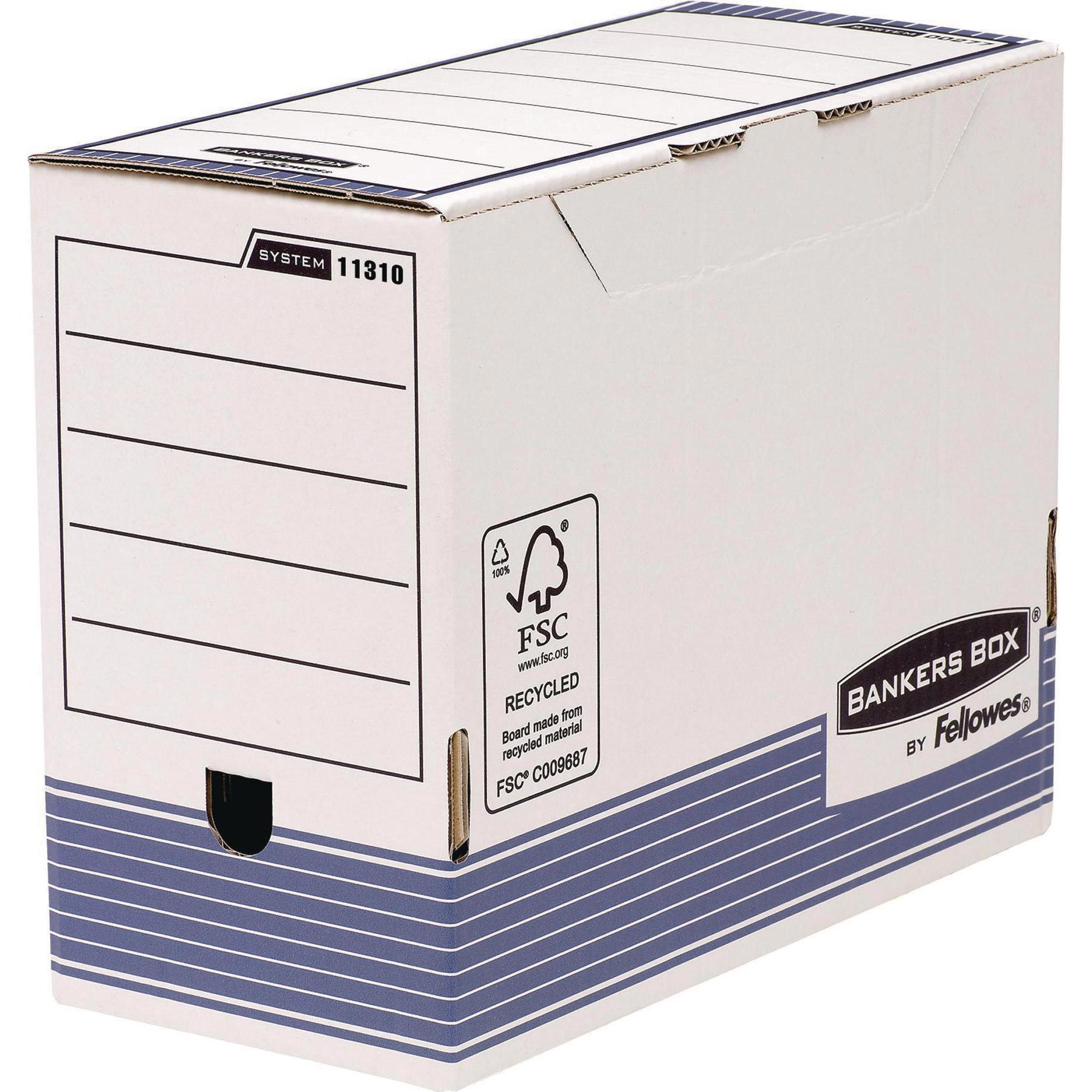 Fellowes, Dokumentenablage, Bankers Box System 150 mm Archiv-/Transportbox (A4)