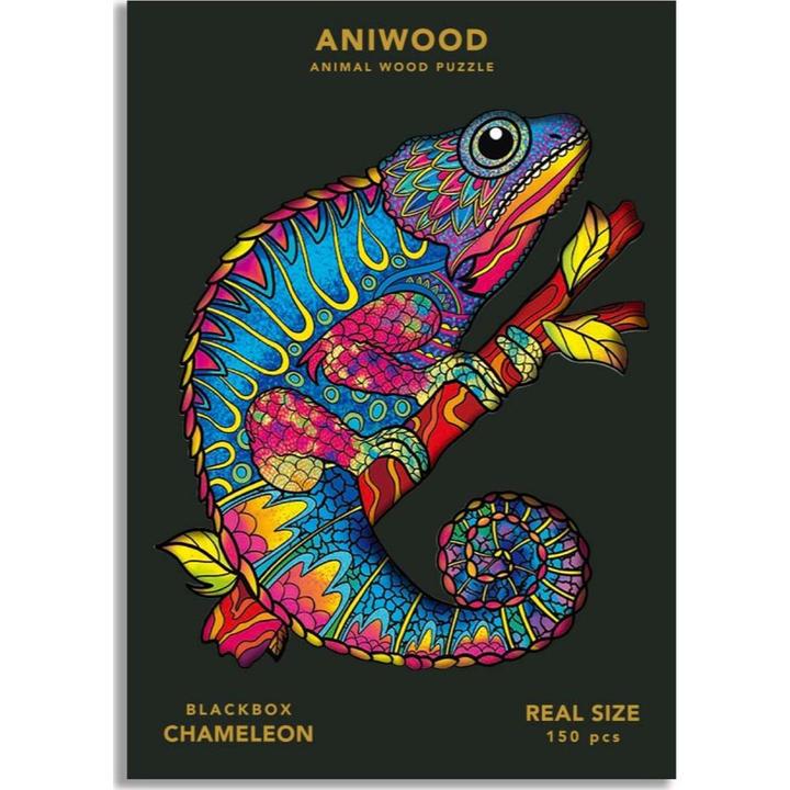 Immagine prodotto Aniwood Motivo Puzzle Camaleonte (M) (150 pezzi)