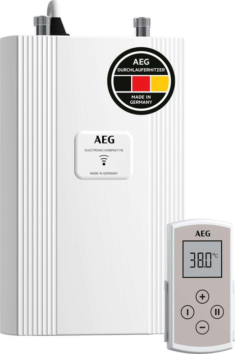 Produktbild AEG Haustechnik DDLE Kompakt FB 11/13 kW Kompakt Durchlauferhitzer für die Küche, Fernbedienung, 400 V, Untertisch