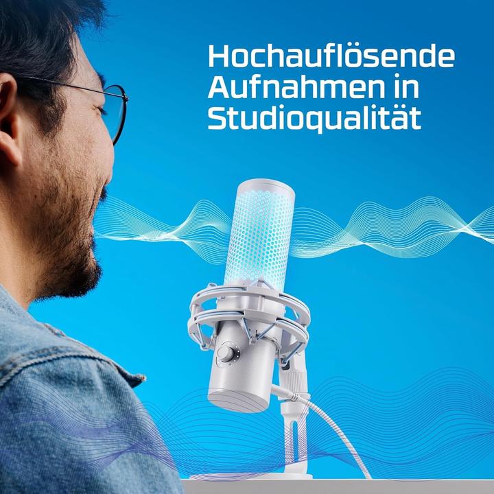 Immagine prodotto HP HyperX QuadCast 2 - USB Microphone (Grey)