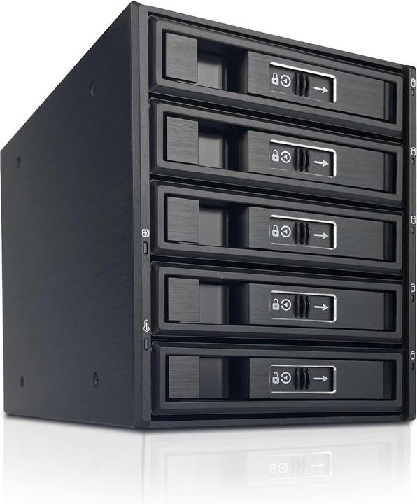 Actual product image Fantec BP-T3151-12G/6G SAS 12G+SATA 6G backplane for 5x 8.89/6.35cm 3.5inch/2.5inch HDD/SSD in 3x 13