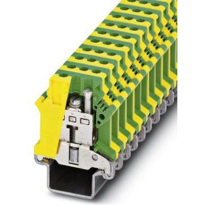 Phoenix Contact Schutzleiter-Reihenklemme USLKG16 N-1 Grün-Gelb 50 St., Elektronikkabel + Stecker, Gelb, Grün