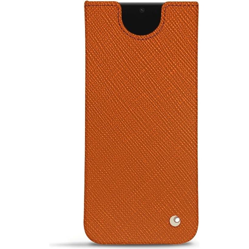Noreve Lederschutzhülle (Samsung Galaxy S23 Ultra), Smartphone Hülle, Orange