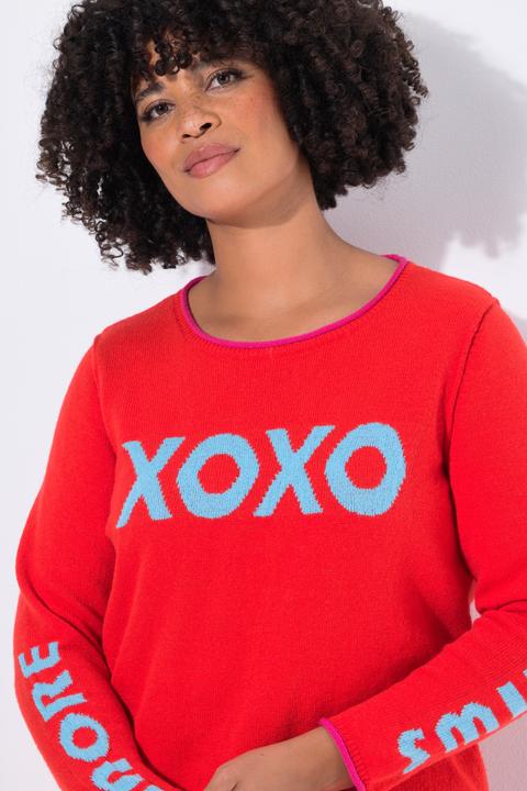 Immagine prodotto Angel of Style Maglione dal taglio dritto con scritta e orli non rifiniti (50, 52)
