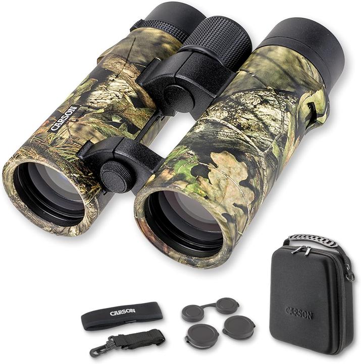 Produktbild Carson RD-Series 10x42mm Binoculars - Waterproof and Fog Resistant, Mossy Oak Camo(RD-042MO) (10x, 42 mm)