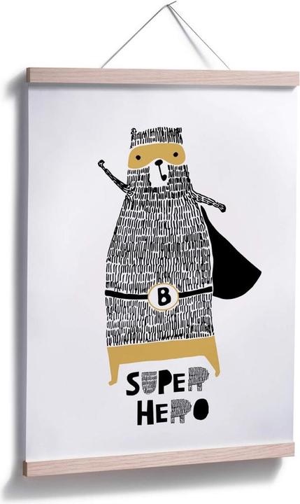 Produktbild Trenddeko Bärenstarker Superheld (30 x 40 cm)