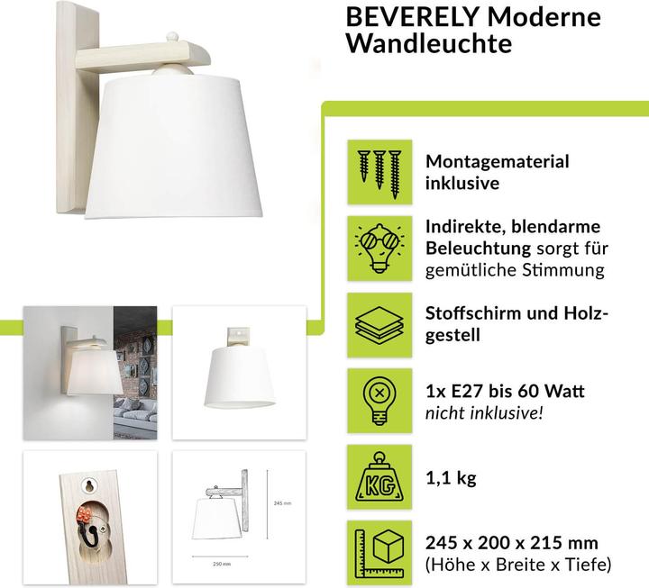 Immagine prodotto Licht-Erlebnisse Beverely (E27)