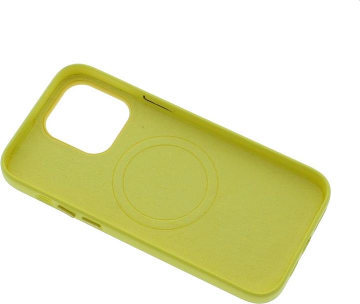 Image du produit MobileParts Étui en cuir pour iPhone 14 Pro - MagSafe - Jaune (Apple iPhone 14 Pro)