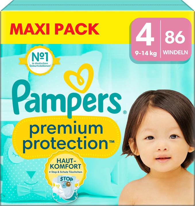 Pampers Premium Protection (Gr. 4, 86 Stk.)