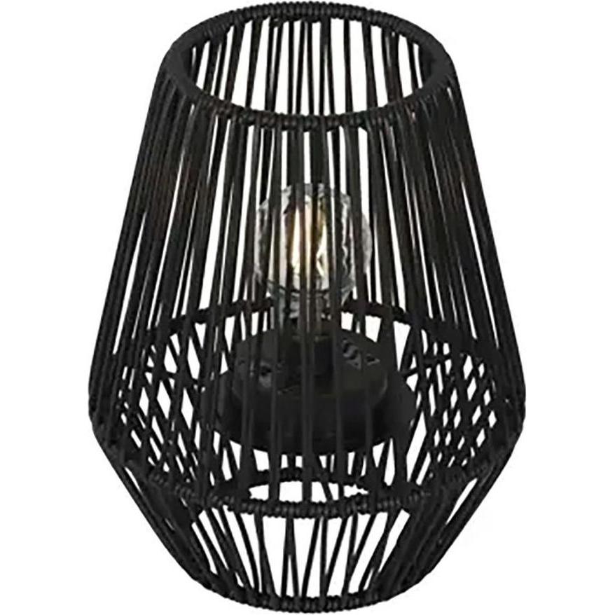 Lumineo, Lanterna, Black solar lantern, ø22 x 25 cm