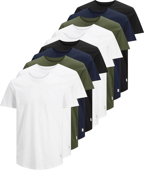 White, Black, Green, Blue