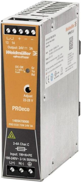Produktbild Weidmüller Hutschienen-Netzteil (DIN-Rail