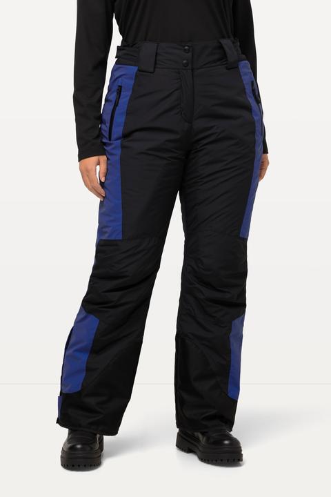 Image du produit Ulla Popken Pantalon de ski imperméable avec élément réfléchissant, fermeture à scratch et jupe pare-neige (44)
