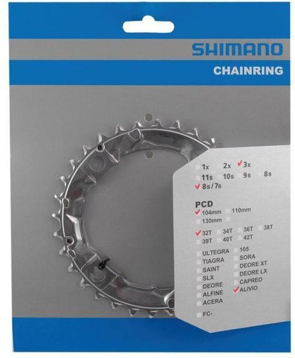 Productafbeelding Shimano Kettingblad Alivio FC-M415 32 (32)