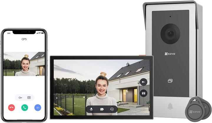 Produktbild EZVIZ Video-Türsprechanlage CP5 (App, Kabelgebunden, WLAN)