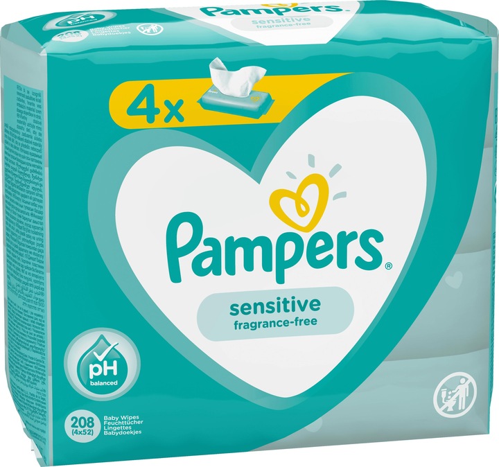 Produktbild Pampers Sensitive (208 Stück)