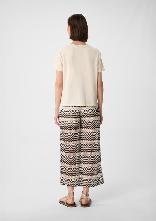 Actual product image Comma Hose Strickjersey-Culotte mit Zick-Zack-Ajourmuster (40)
