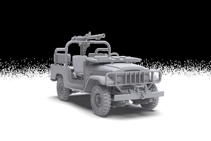 Produktbild AK Interactive 35003 FJ43 Pickup w/SPG-9 Recoilless Gun 1:35 Plastic Model Kit