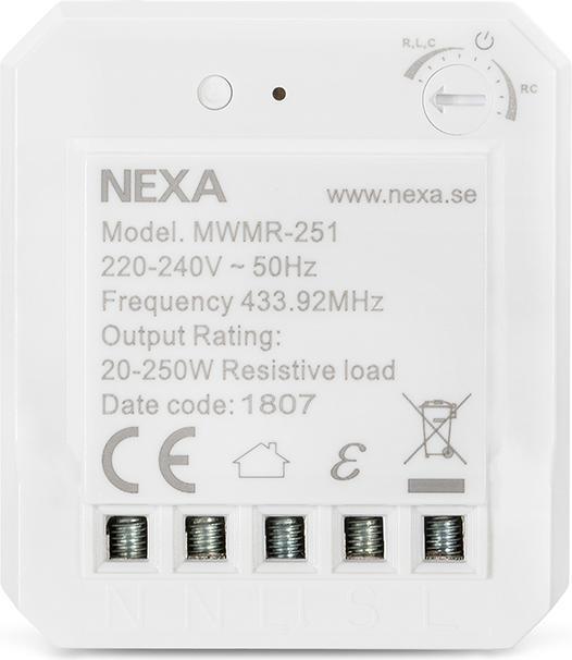 Produktbild Nexa MWMR251 Dose dimmer adjust lowest dimmer level smart mode