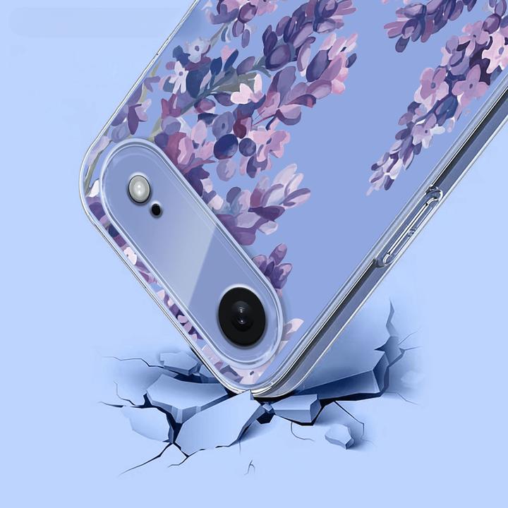 Immagine prodotto Cover-Discount iPhone 17 Air - Silikon Gummi Hülle Blumen (Apple iPhone 17 Pro)
