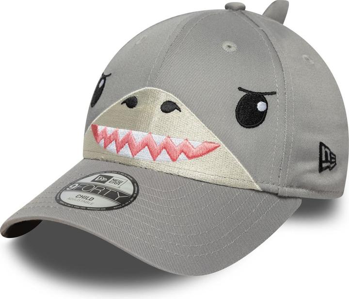 Actual product image New Era Kinder Child 9Forty Cap - Animal Face Grau (52, 53, 54)