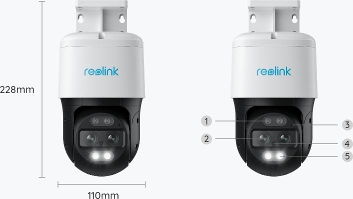 Image du produit Reolink TrackMix Series P760-4K 8MP (3840 x 2160 pixels)