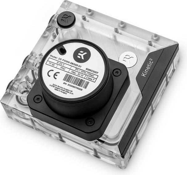 Actual product image EKWB EK-Quantum Kinetic3 FLT D5 PWM reservoir and pump combination - 120mm, D-RGB