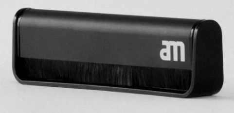 AM Clean Sound Carbon Fiber Anti-static Vinyl Brush for Record Cleaning - (Plattenspieler Reinigung)