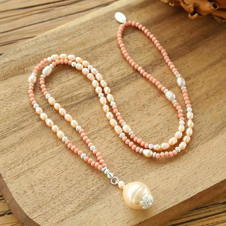 Image du produit Andreani Perlenhalskette Kugelanhänger