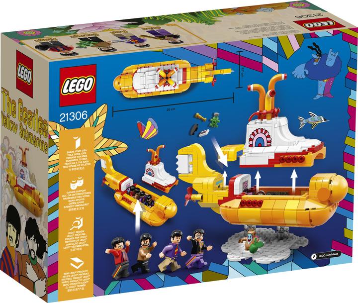 Actual product image LEGO Ideas Yellow Submarine (21306, LEGO Rare Sets, LEGO Ideas)