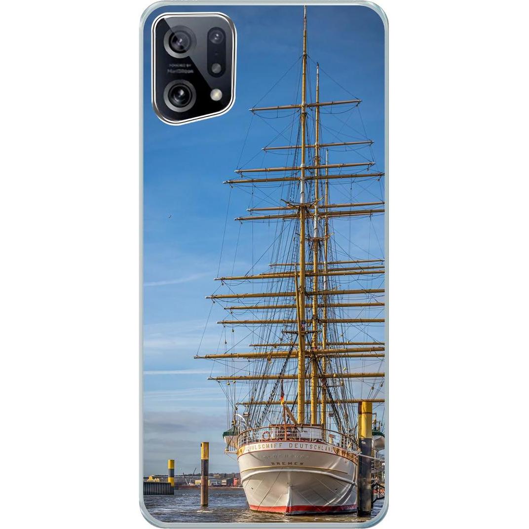 König Design Hülle Handy Schutz für Oppo Find X5 Case Cover Tasche Bumper Etuis Backcover TPU (Oppo Find X5), Smartphone...