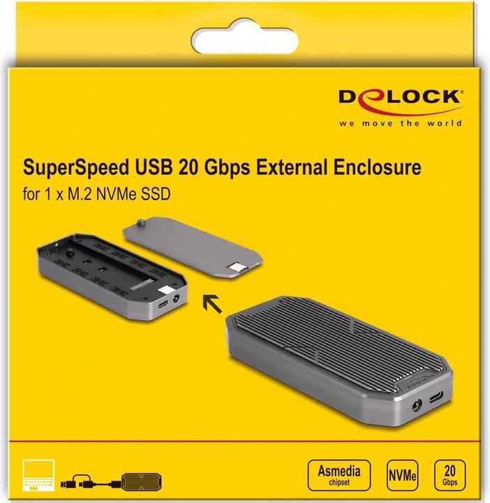 Produktbild Delock Externes Gaming Gehäuse für M.2 N (M.2)