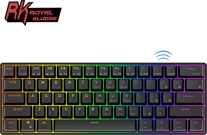 Actual product image Royal Kludge RK61 (US, Cable, Wireless)