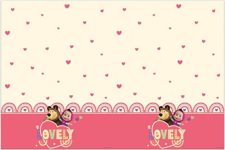 Procos Sweet Heart Kunststoff-Tischdecke 120x180 cm