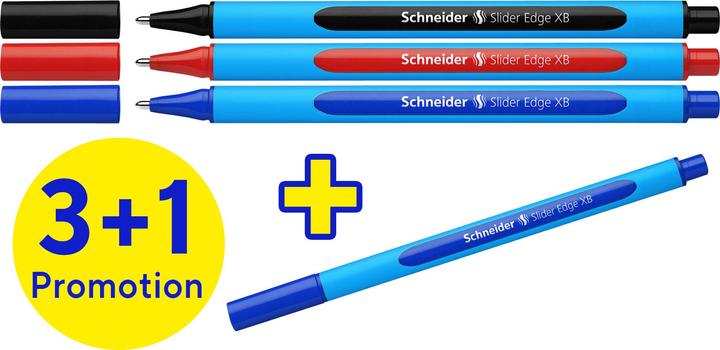 Image du produit Schneider Sets de mixage Stylo à bille Slider Edge XB (triés par couleur, 4 x)