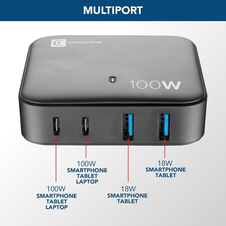 Productafbeelding Cellularline Multipower Magnus (100 W)
