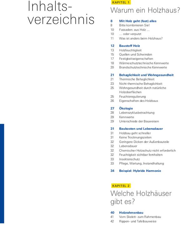 Nährwerte und Zutaten Unser Holzhaus planen und bauen (Deutsch, Gerrit Horn, Dr. Martin Teibinger, 2024)