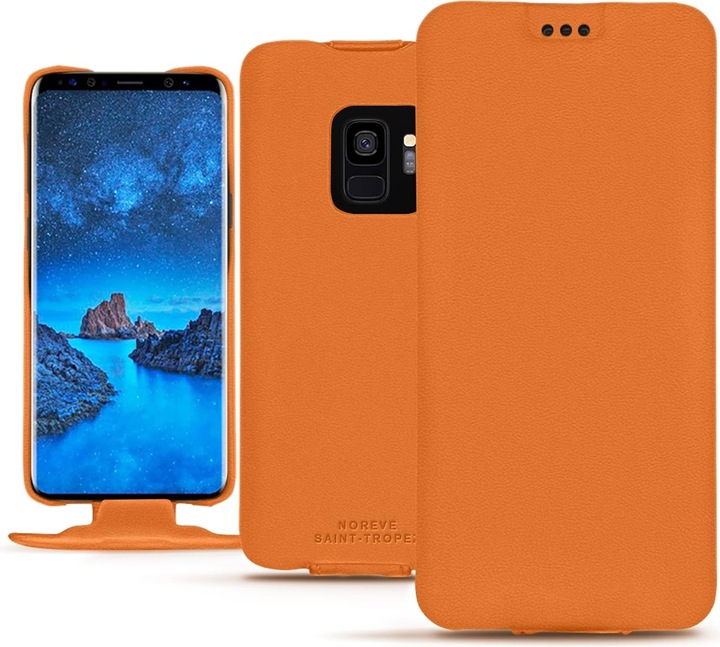 Actual product image Noreve Leather cover vertical (Samsung Galaxy S9+)