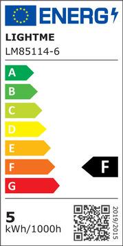 Energy Label LightMe LED GU10 reflector 4.5 W = 50 (GU10, 4.50 W, 345 lm, 1 x, D)