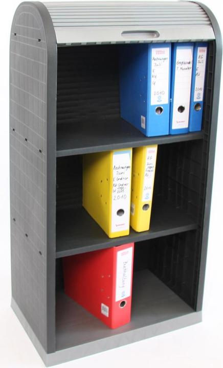 Actual product image Swisshandel24 Universal Plastic Roller Shutter Cabinet Office Blind Cabinet 120x58x38cm (120 x 58 x 38 cm)