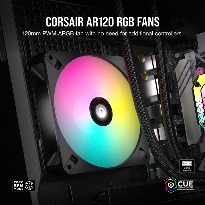 Actual product image Corsair AR120 (120 mm, 3 x)