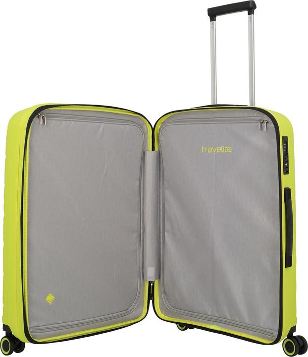 Actual product image Travelite Burano 4 Rollen Kofferset 3-teilig mit Dehnfalte (207 l)