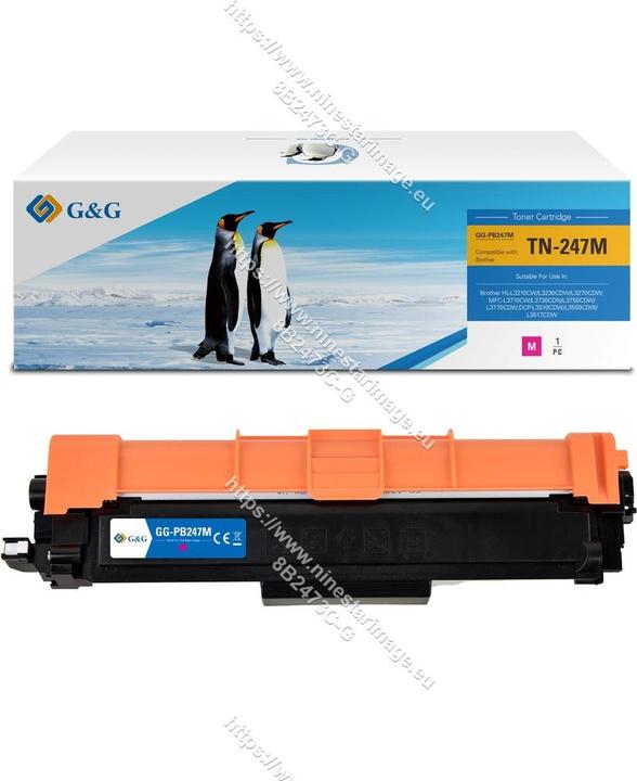 Actual product image G&G TONER BR TN247M M 2300 PAG (M)