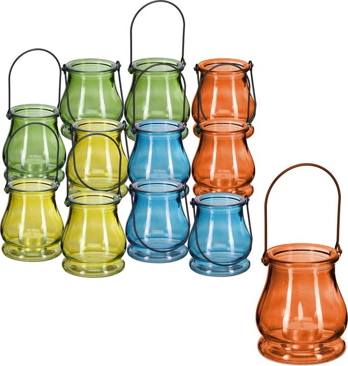 Blue, Yellow, Orange, Green