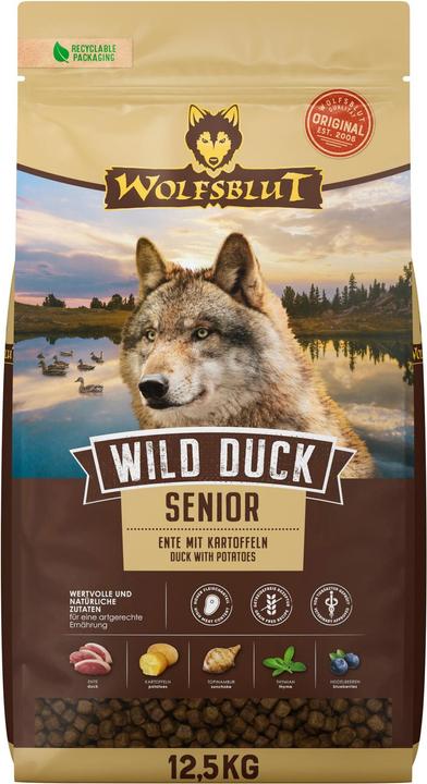 Actual product image Wolfsblut Wild Duck (Senior, 1 pcs., 12500 g)