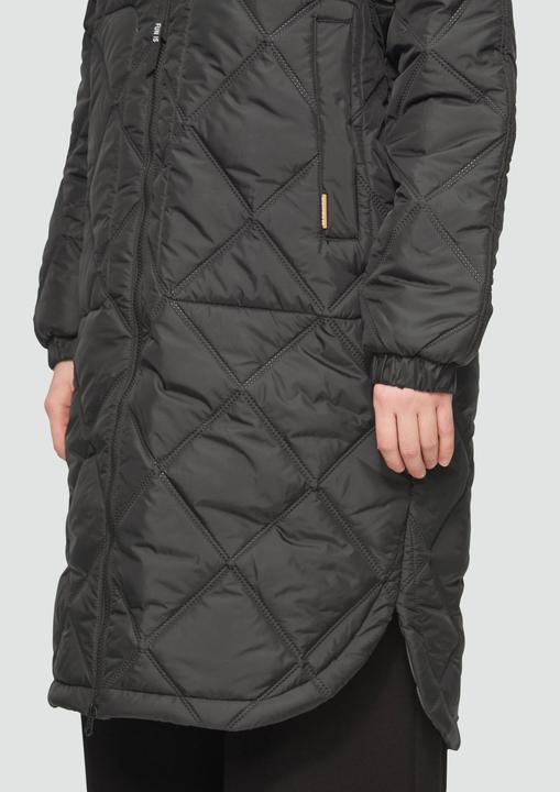 Produktbild S.Oliver Outdoor-Mantel Mantel mit Prägemuster und Kapuze
