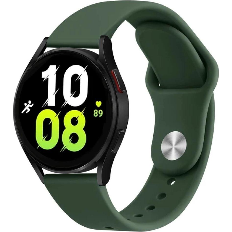 Screenguard Samsung Galaxy Watch5 Silicone Strap Sportarmband (Silikon), Uhrenarmband, Grün