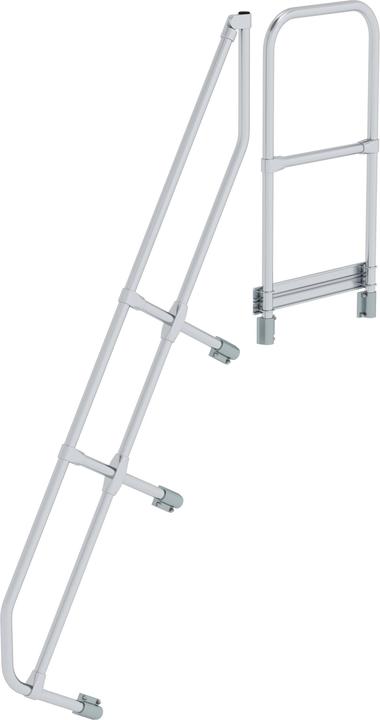 Produktbild Munk Zweiter Handlauf für Treppe mit Plattform 60° 7 Stufen (Gerüst, 100 cm)